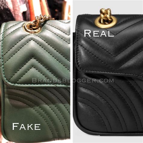 black gucci marmont bag fake|Real or Fake: The Gucci Marmont Flap .